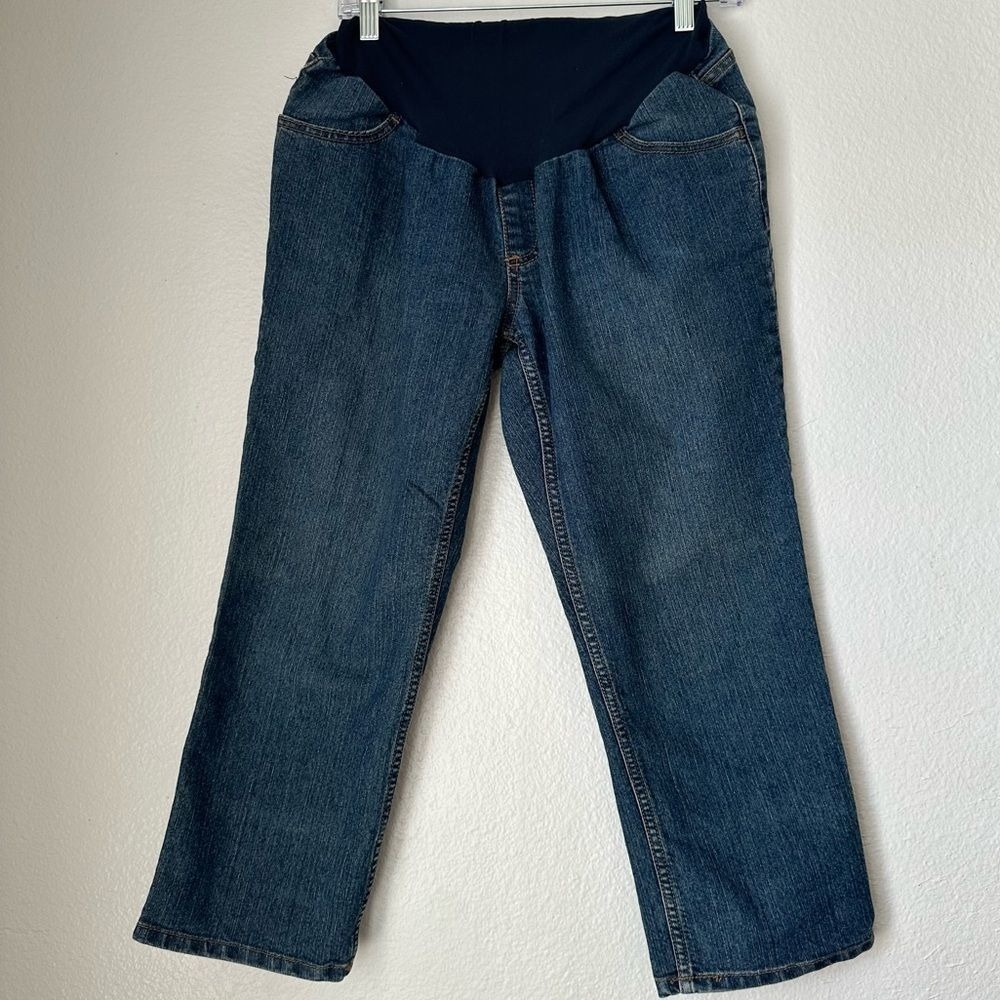 Motherhood maternity cropped jeans Medium,Maternity Women's Jeans Pregnancy